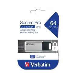 Pendrive Verbatim Store 'n' Go Secure Pro 64GB USB 3.0