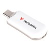 Pendrive Verbatim Plectra 512GB USB-C 3.0 White