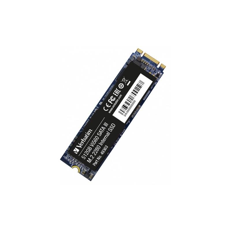 Dysk SSD wewnętrzny Verbatim Vi560 S3 512GB M.2 2280 SATA
