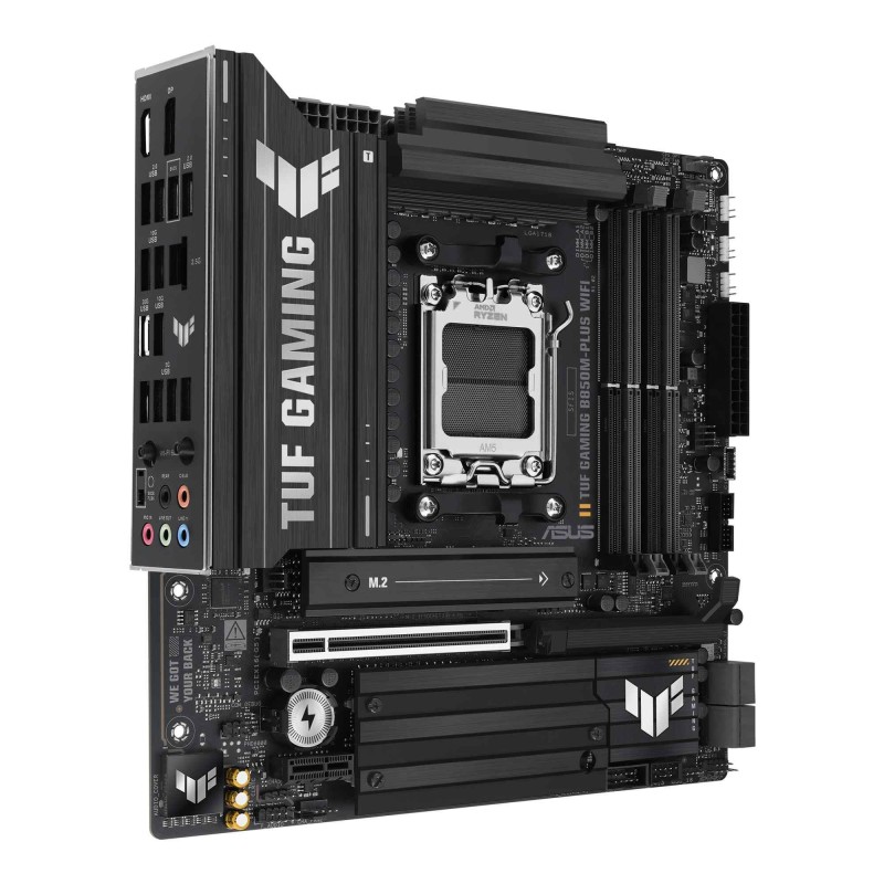Płyta Asus TUF GAMING B850M-PLUS WIFI /AMD B850/DDR5/SATA3/M.2/USB3.2/PCIe5.0/AM5/mATX