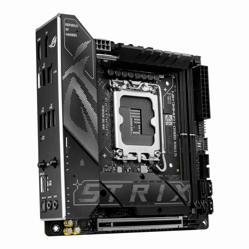 Płyta Asus ROG STRIX B860-I GAMING WIFI /B860/DDR5/SATA3/M.2/TB4/WiFi/BT/PCIe5.0/s.1851/Mini-ITX