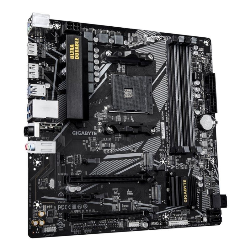 Płyta Gigabyte B550M DS3H AC R2 /AMD B550/DDR4/SATA3/M.2/USB3.0/WiFi/BT/PCIe4.0/AM4/mATX