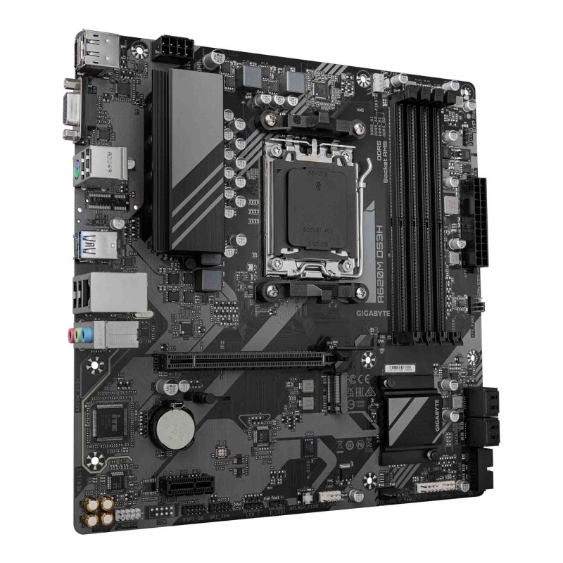 Płyta Gigabyte A620M DS3H (rev. 1.1) /AMD A620/DDR5/SATA3/M.2/USB3.0/PCIe4.0/AM5/mATX