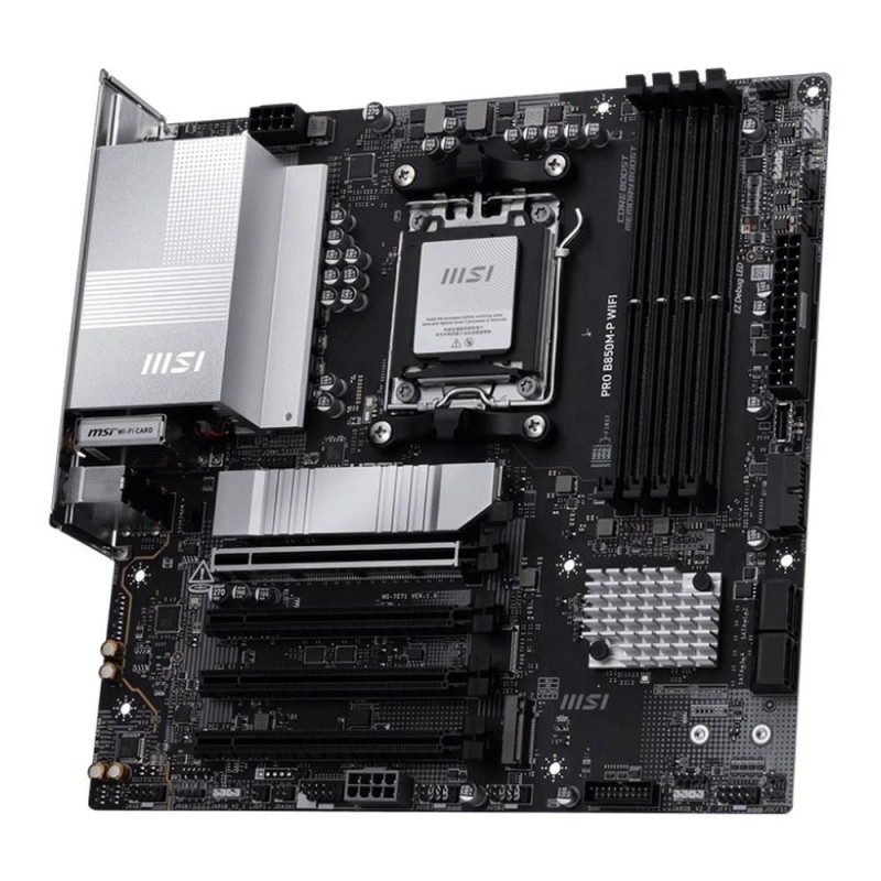 Płyta MSI PRO B850M-P WIFI /AMD B850/DDR5/SATA3/M.2/USB3.1/WiFi/BT/PCIe5.0/AM5/mATX