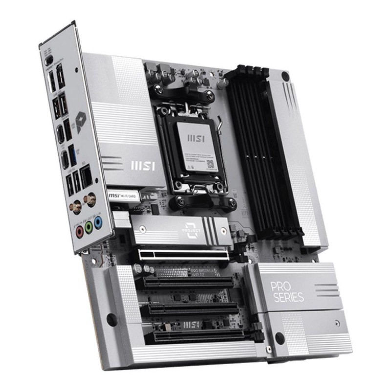 Płyta MSI PRO B850M-A WIFI PZ /AMD B850/DDR5/SATA3/M.2/USB3.1/WiFi/BT/PCIe5.0/AM5/mATX