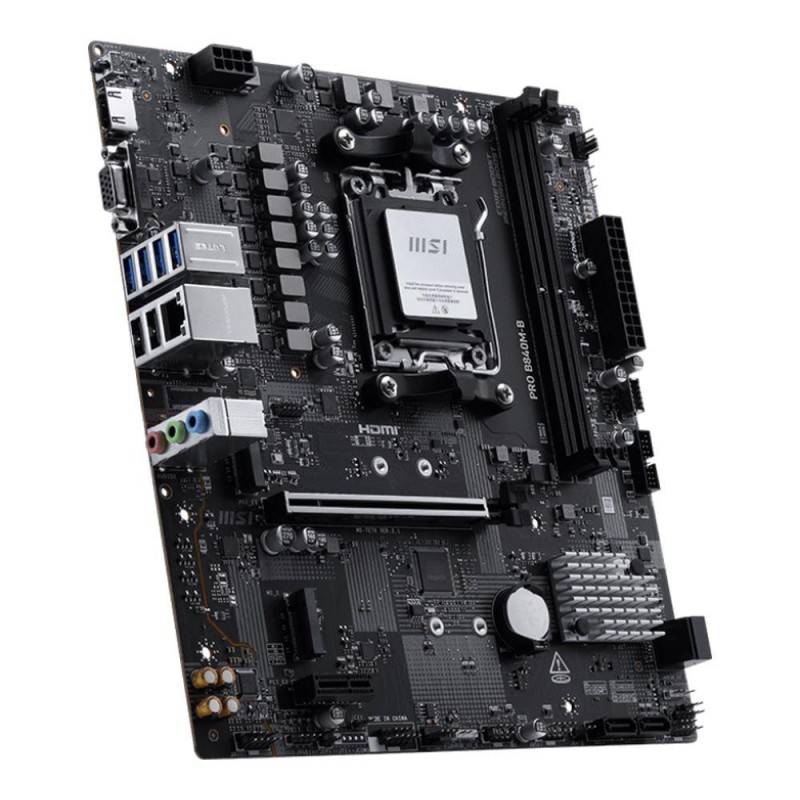 Płyta MSI PRO B840M-B /AMD B840/DDR5/SATA3/M.2/USB3.0/PCIe4.0/AM5/mATX