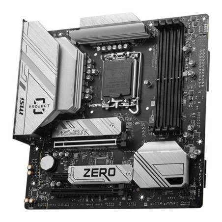 Płyta MSI B760M PROJECT ZERO /B760/DDR5/SATA3/M.2/USB3.2/WiFi/BT/PCIe5.0/s.1700/mATX