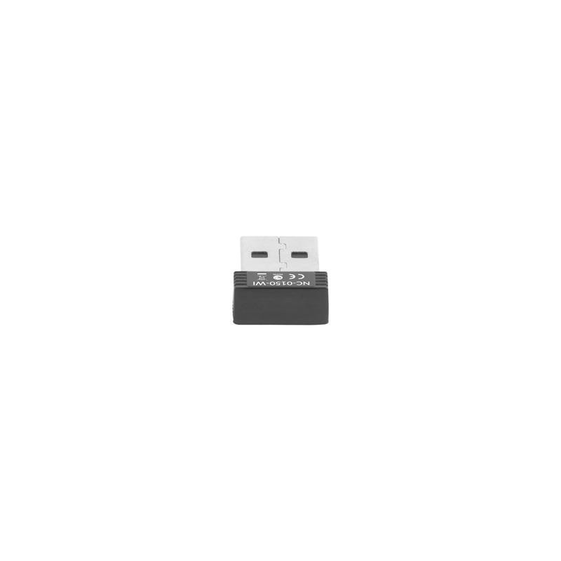 Karta sieciowa bezprzewodowa Lanberg USB Nano N150 1 wewn. antena