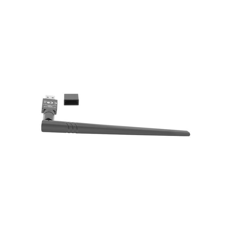 Karta sieciowa bezprzewodowa Lanberg USB N300 1 wewn. antena + 1 zewn. antena