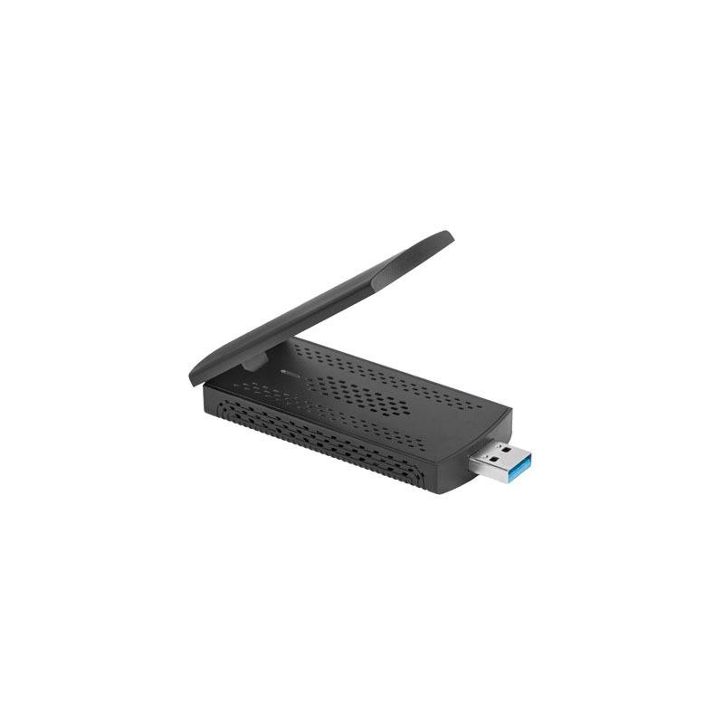 Karta sieciowa bezprzewodowa WIFI Lanberg USB 3.0 AX3000 Tri-band 2 wewnętrzne anteny