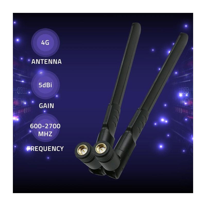 Antena 4G LTE Qoltec DUAL | 5dBi | dookólna | zewnętrzna