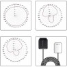 Antena GPS Qoltec GLONASS z podstawą magnetyczną | dookólna | 28dBi | SMA