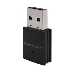 Karta sieciowa Mini Wi-Fi Qoltec Bezprzewodowy BT 4.0 | Standard N