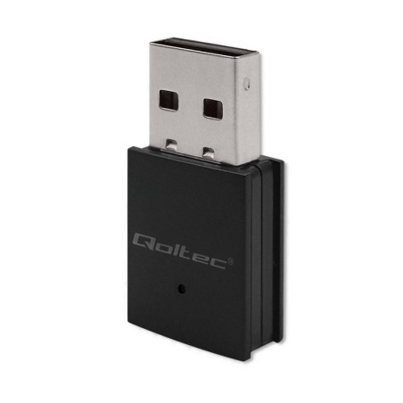 Karta sieciowa Mini Wi-Fi Qoltec Bezprzewodowy BT 4.0 | Standard N