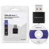 Karta sieciowa Qoltec Bezprzewodowy Ultra szybki mini adapter NANO WiFi | Standard N | USB 2.0 | 300Mbps