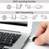 Adapter Wi-Fi Qoltec Bezprzewodowy | Standard AX | Bluetooth 5.4 | USB | 900Mbps