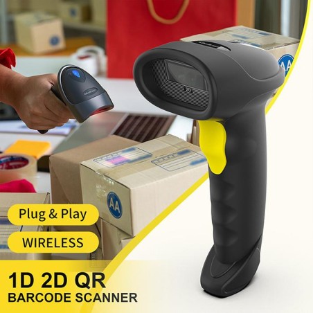 Czytnik kodów kreskowych Qoltec i QR | 1D 2D | USB | Bluetooth