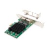 Karta sieciowa DIGITUS przewodowa PCI Express 2x RJ45 Gigabit 10/100/1000Mbps Low Profile