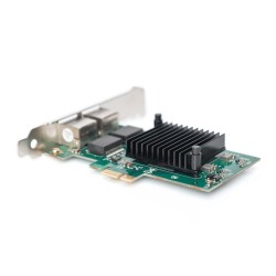 Karta sieciowa DIGITUS przewodowa PCI Express 2x RJ45 Gigabit 10/100/1000Mbps Low Profile