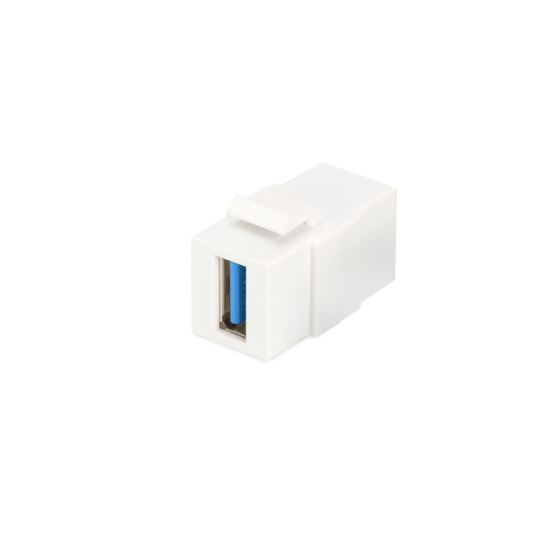 Moduł Keystone DIGITUS USB 3.0 łącznik do gniazd i pustych paneli żeński/żeński biały