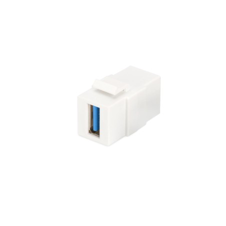 Moduł Keystone DIGITUS USB 3.0 łącznik do gniazd i pustych paneli żeński/żeński biały