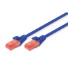 Patchcord DIGITUS UTP kat. 6 3m PVC niebieski