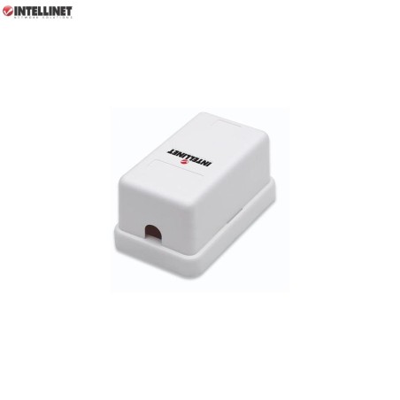 Obudowa gniazda Intellinet natynkowa Keystone, 1 port, biała