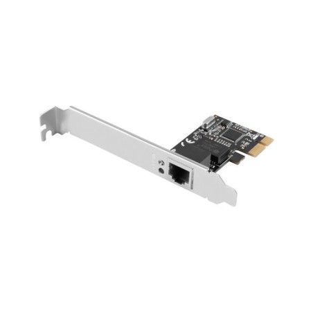 Karta sieciowa Lanberg 1Gb PCI-E 1x RJ45 RTL8111C + śledź low profile