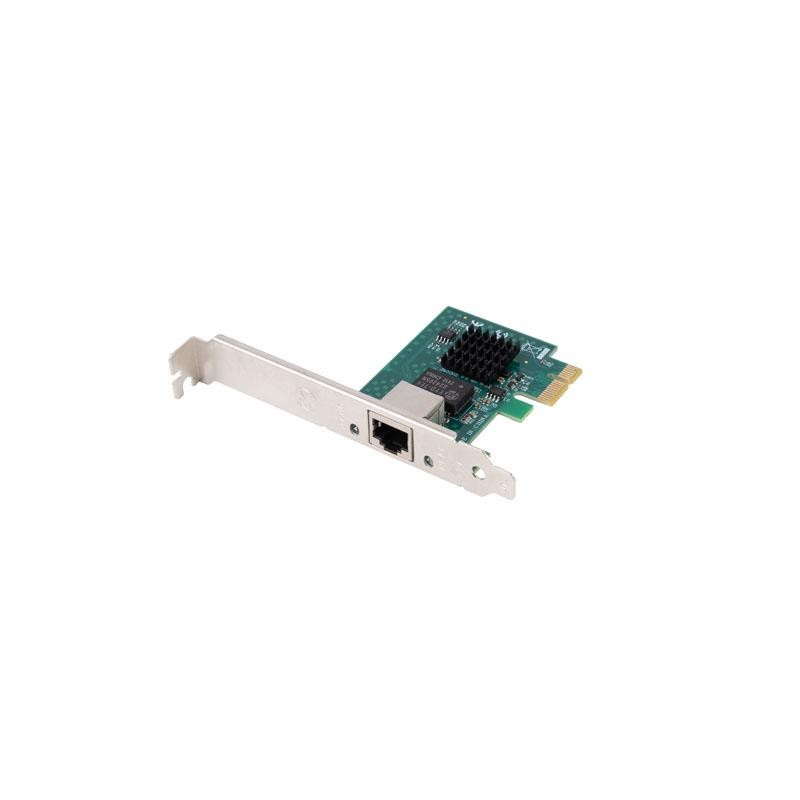 Karta sieciowa Lanberg PCI Express x1 1x RJ45 2.5GB Śledź low profile