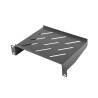 Półka do szaf 10" 310mm czarna Lanberg (1U/254x180mm udźwig do 20kg, montaż 4-punktowy)