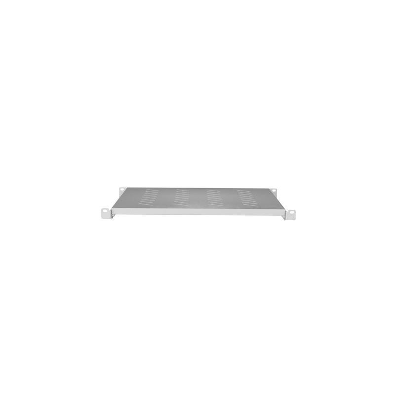 Półka do szaf 19" 800mm Lanberg (1U/ 483 x 500 mm, udźwig do 25 kg, montaż 4 punktowy)