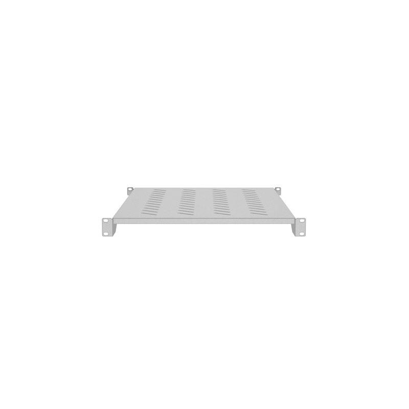 Półka do szaf 19" 1000mm Lanberg (1U / 483 x 700 mm, udźwig do 25 kg, Montaż 4 punktowy) Szara