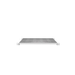 Półka do szaf 19" 1000mm Lanberg (1U / 483 x 700 mm, udźwig do 25 kg, Montaż 4 punktowy) Szara