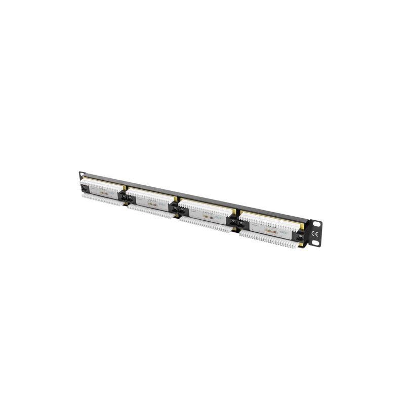 Patch panel Lanberg PPU6-1024-B 24 port 1U kat.6 czarny