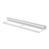 Patch panel pusty Lanberg PPKS-1024-S 24 port 1U 19" do modułów keystone szary
