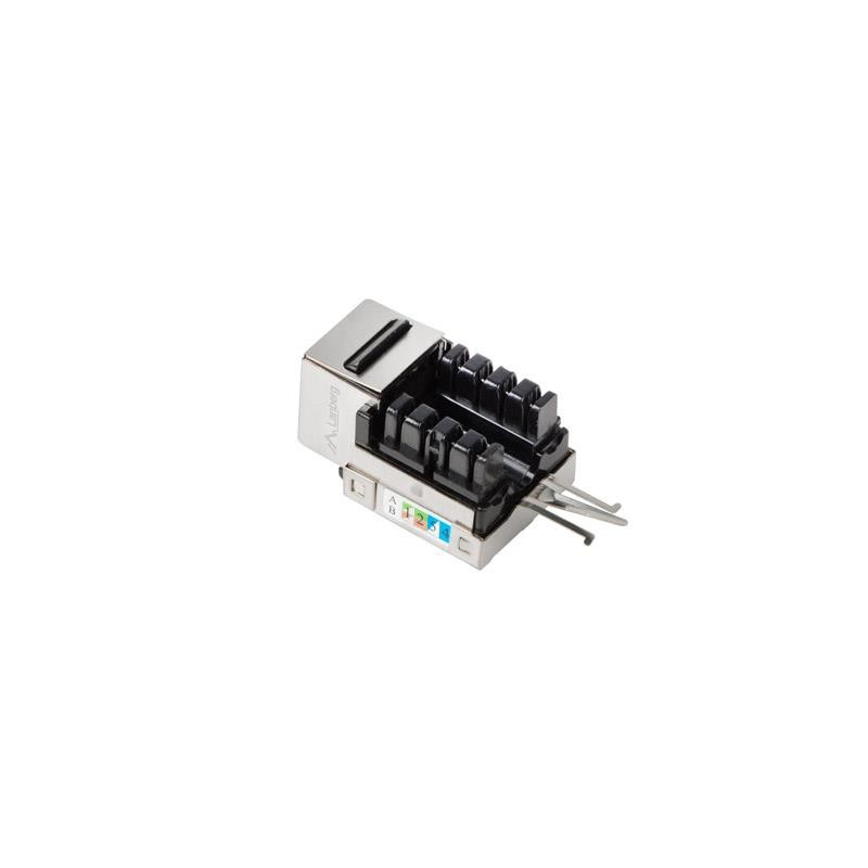 Moduł Keystone Lanberg gniazdo RJ45 - LSA FTP kat.5e 90° do puszki montażowej