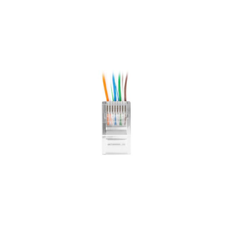 Wtyk sieciowy Lanberg PLU-5020EZ RJ-45 8P8C kat. 5e UTP przelotowy 20 sztuk
