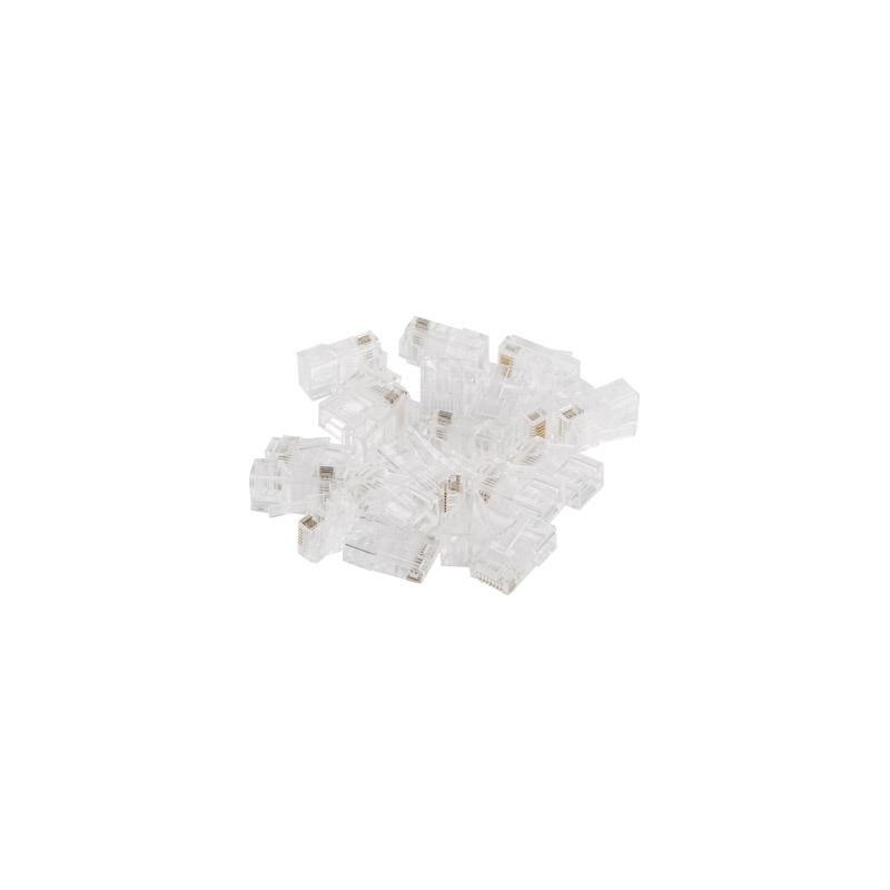 Wtyk sieciowy Lanberg PLU-5000EZ RJ-45 8P8C kat. 5e UTP przelotowy 100 sztuk