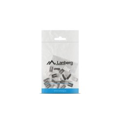 Wtyk sieciowy Lanberg PLS-6020 RJ-45 8P8C kat. 6 FTP 20 sztuk z prowadnicą
