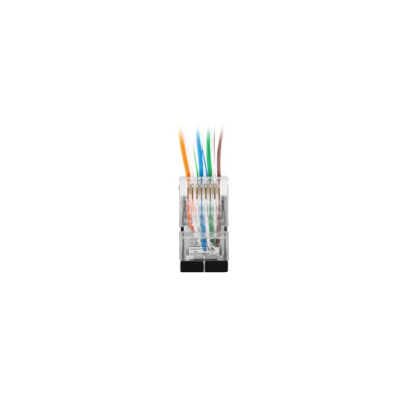 Wtyk sieciowy Lanberg PLS-6020EZ RJ-45 8P8C kat. 6 FTP przelotowy 20 sztuk