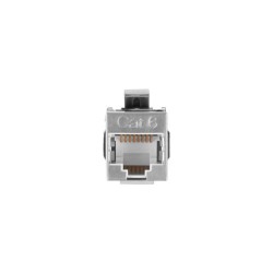 Łącznik Keystone Lanberg gniazdo RJ45 - RJ45 FTP kat.6 90 złączka sieciowa