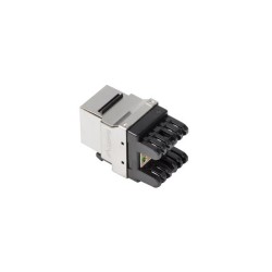 Moduł Keystone Lanberg gniazdo RJ45 - LSA FTP kat.6A 180° do puszki montażowej