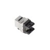 Moduł Keystone Lanberg gniazdo RJ45 - LSA FTP kat.6A 180° do puszki montażowej