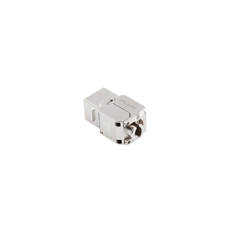 Moduł Keystone Lanberg gniazdo beznarzędziowy RJ45 - LSA 180° FTP kat.7