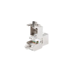 Moduł Keystone Lanberg gniazdo beznarzędziowy RJ45 - LSA 180° FTP kat.7