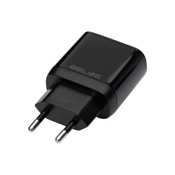 Ładowarka sieciowa Beline 25W 1xUSB-C GaN PD 3.0+kabel USB-C - czarna