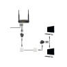 Adapter Lanberg złączka sieciowa spliter RJ-45 - RJ-45 X2 ekranowany
