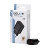 Ładowarka sieciowa Beline 20W 1xUSB-C + 1xUSB PD 3.0 QC 3.0 bez kabla - czarna