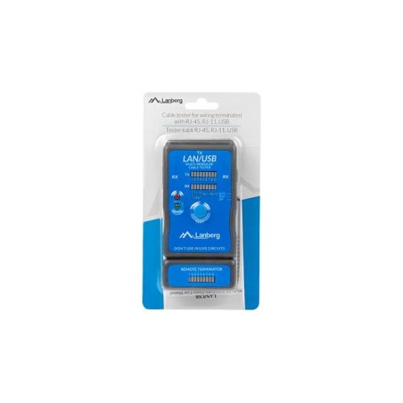 Tester kabli Lanberg NT-0403 RJ45, RJ11, USB