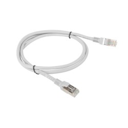 Patchcord Lanberg FTP kat.5e 1m szary